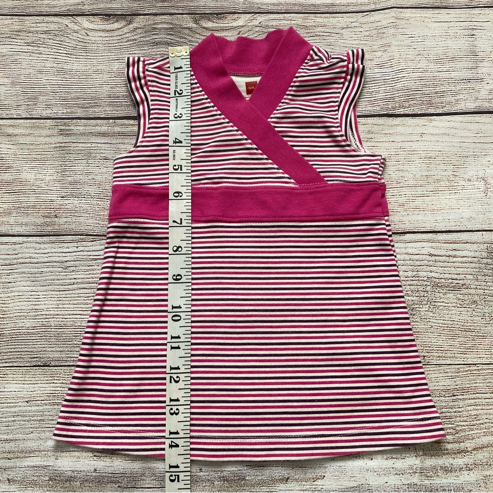 Tea Collection Flutter Sleeve Destination Brazil Dress Girls Size Small 6-12 mo - Picture 5 of 5